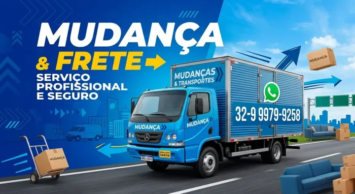 Mudança e frete