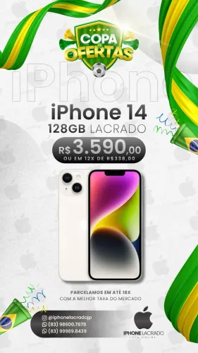 iPhone 14 128gb lacrado 