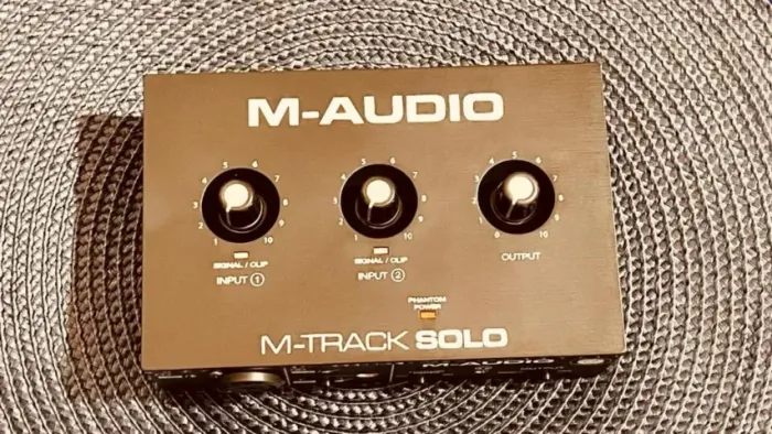 Interface De Audio M-audio M-track Solo 2 Canais Usb 5v