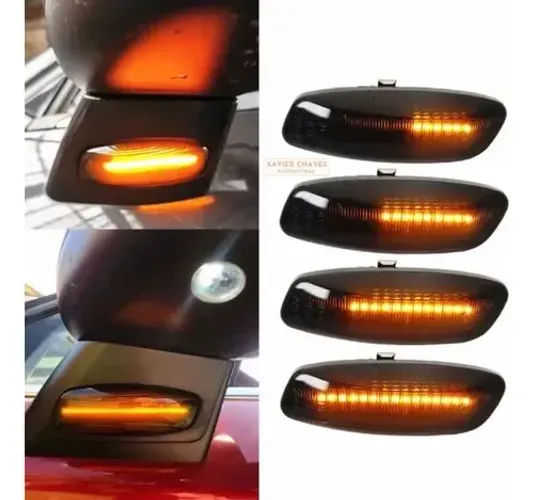 Pisca retrovisor C4 sequencial fumê