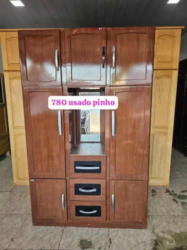 GUARDA ROUPA DE SOLTEIRO MADEIRA PINHO USADO