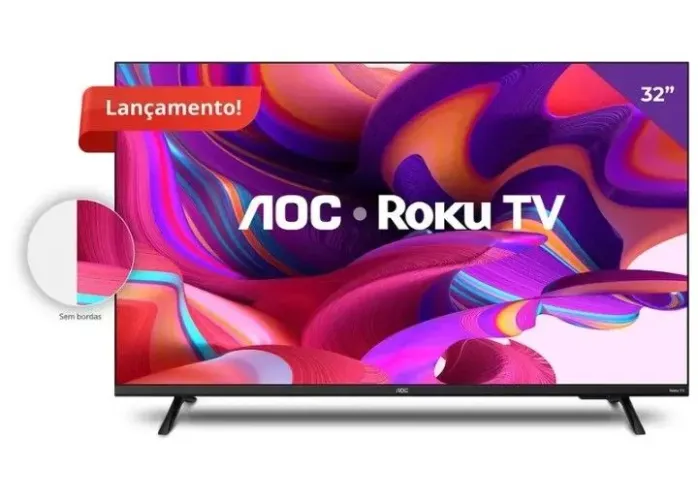 ? TV Smart AOC Roku 32" - Excelente Estado
