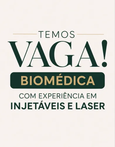 Vaga para biomédica ( que saiba usar laser)