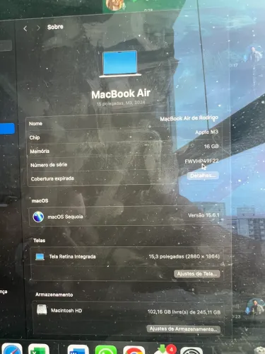 Macbook Air 15"