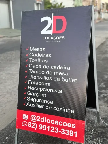 ? Alugamos materiais para festas e eventos! ?  ? Vem para a melhor, vem para a 2D!