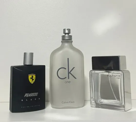 3 PERFUMES MASCULINOS VAZIOS