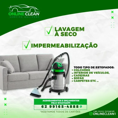 Limpeza de sofá 