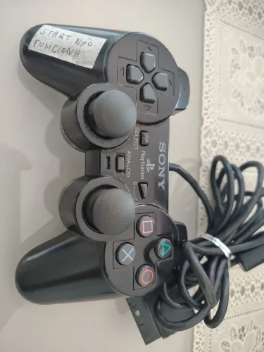 Controle original série H PS2, start não funciona
