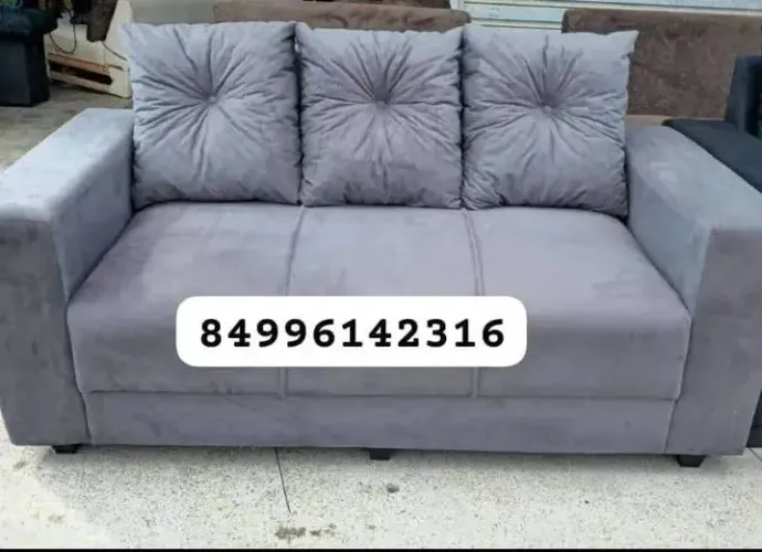 Sofá 3 lugares várias cores 