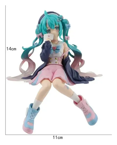 Hatsune Miku sentada 