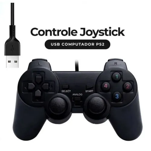 Controle USB com fio para PC Android 