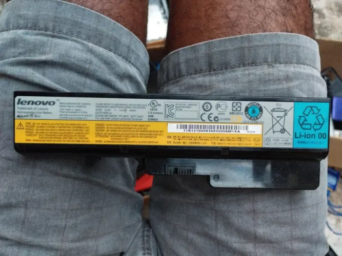Bateria do Notebook Ideapad G460 Usada mas Funcionando Modelo  l09s6y02