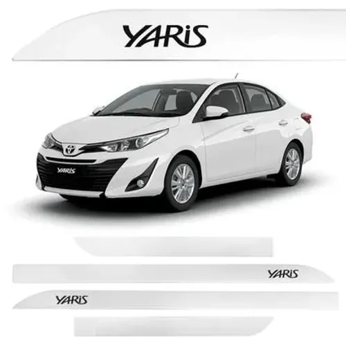 Jogo de friso laterais Yaris Sedan