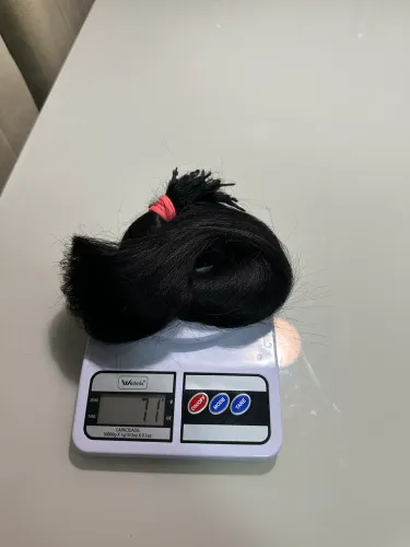 Cabelo humano | 55 cm | aprox. 70 g | Microlink