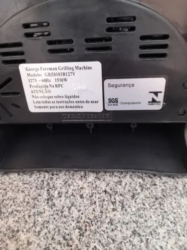 Grill George Foreman Original 127V - R$ 150