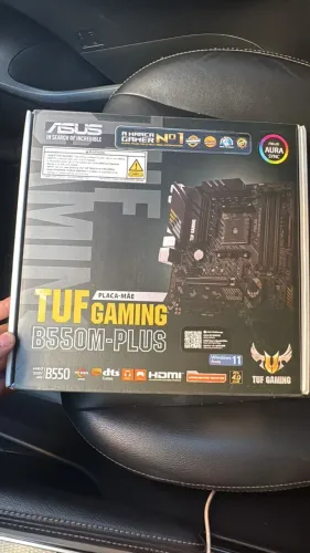 Placa Mãe Asus Tuf Gaming B550m-plus Ddr4 AMD Am4 mATX RGB