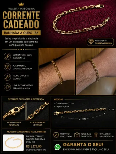 Pulseira Masculina