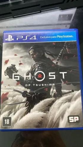 Jogo Ghost of Tsushima, com capa e encartes (funciona em PS4 e PS5)