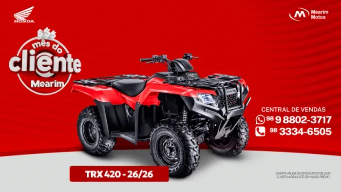 TRX 420 HONDA - 2026/2026