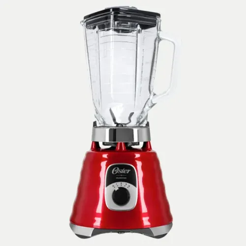 Liquidificador New Osterizer Clássico 1,25L Vermelho Oster - 127V (COPO DE VIDRO)