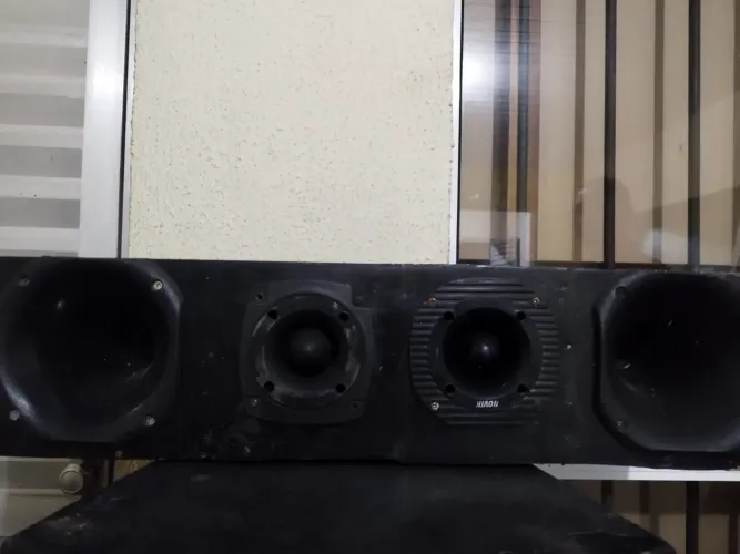 Kit 2 cornetas + Tweeter + Super Tweeter (Marca: Novik)