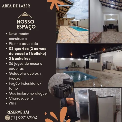 Área de lazer feriado finados disponível