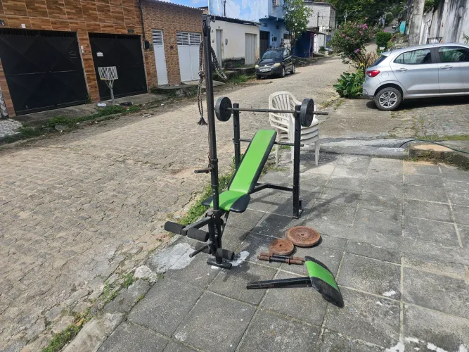 Máquina de malhar supino banco