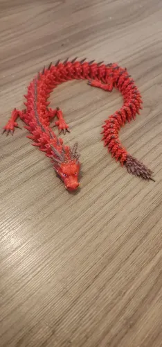 Mini Dragão Articulado 3D 42cm