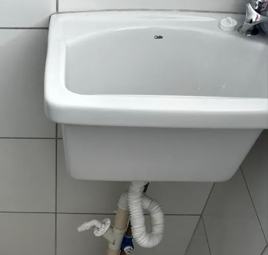 Tanque de Porcelana Celite branco