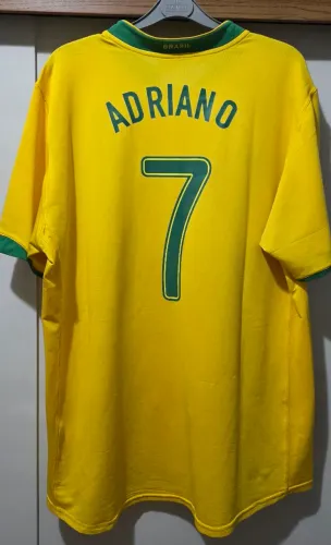Camisa Brasil 2006 Adriano nike G original