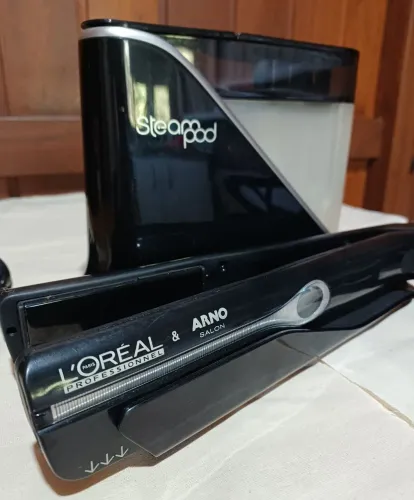 Prancha L'Oréal Professionnel Arno Steampod Profissional a Vapor
