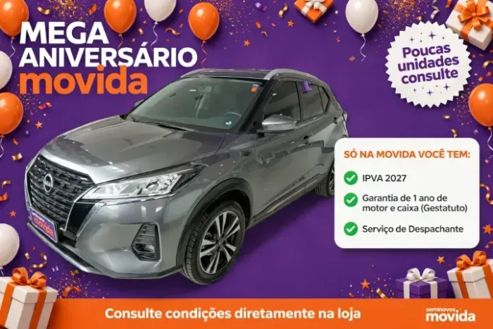 Nissan Kicks Play Sense 1.6 16V Flex Aut. 2025