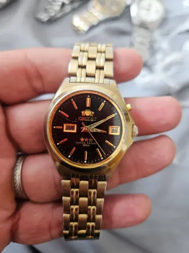 Relogio Orient 3 estrelas automático duas janelas