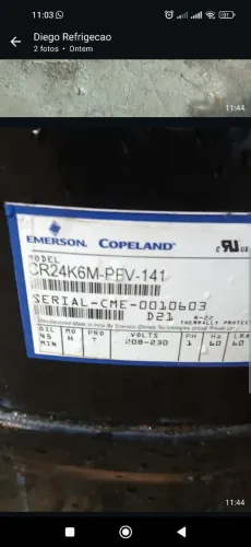 Compressor de câmera frigorífica 
