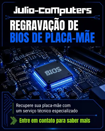 Regravação Bios placa mãe