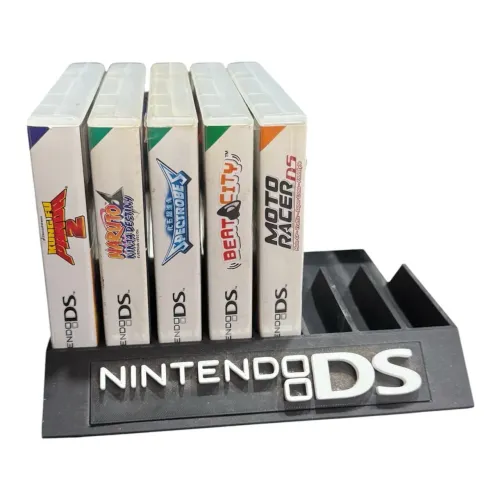 5 jogos Nintendo DS originais CIB mais expositor europeu