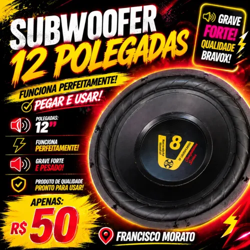 SUBWOOFER De 12 POLEGADAS