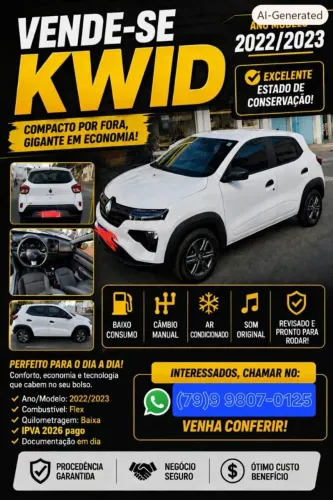 Renault Kwid Zen 1.0 Flex 12V 5P Mec. 2023