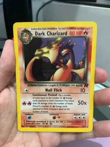 card pokemon dark charizard (4/82) team rocket