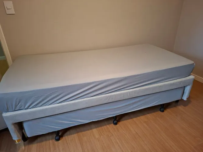 Cama Box Solteiro King Star com Cama Auxiliar - Pouco Uso