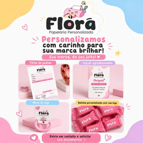 Talão para orçamento/pedido