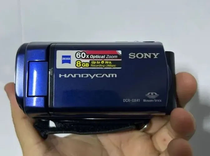 FILMADORA SONY HANDYCAM DCR SX41. IMPECÁVEL !