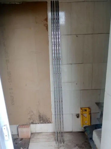 Trilho para loja com faca usado