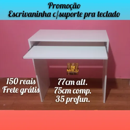 Promoção escrivaninha com suporte pra teclado