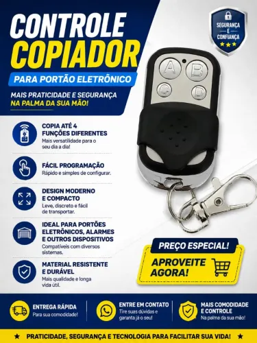 Controle universal (portão eletrônico)