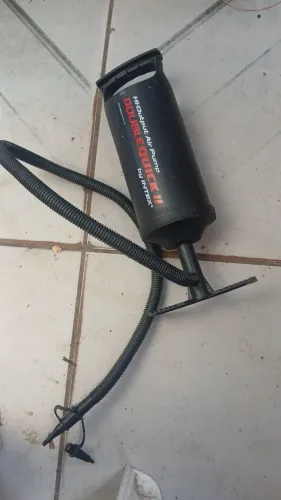 Bomba de encher colchão e boias inflável
