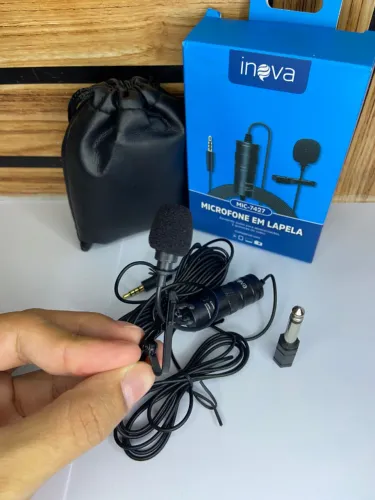 MICROFONE EM LAPELA MIC-7427 INOVA an8