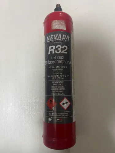 Garrafa de transporte para gás R-32