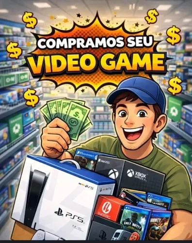 Compramos seu vídeo game