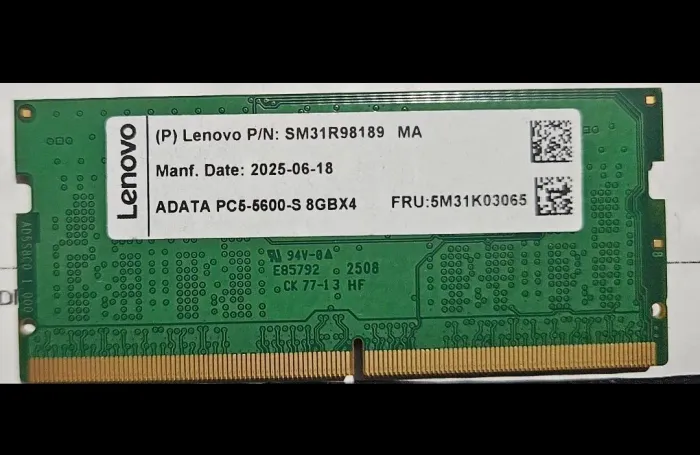 Memoria RAM 8GB DDR5